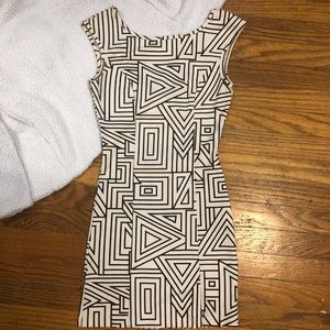 Geometric Bodycon Dress
